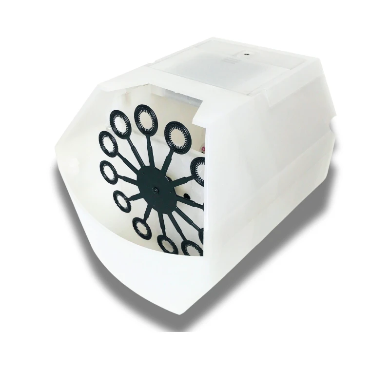 

Remote control hexagonal stage bubble machine transparent wedding children's outdoor portable automatic bubble blowing machine