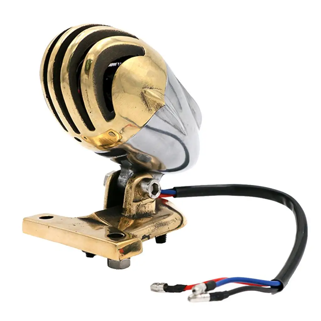 جديد وصول النحاس قذيفة دراجة نارية LED الفرامل وقف الضوء الخلفي الذيل 12 فولت #1