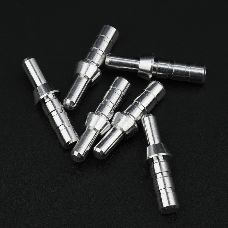 50pcs Archery Pin Nocks Adapter Bushing for ID 4.2mm Arrow Shafts DIY Professional Pin Bushings for Target Hunting Shooting