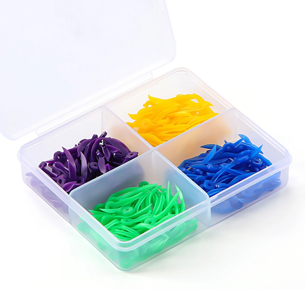 200Pcs/Box Dental Wedges Tooth Gap Wedge with Holes Disposable Plastic Dentist Oral Care Accessories 4 Size Lab Tools