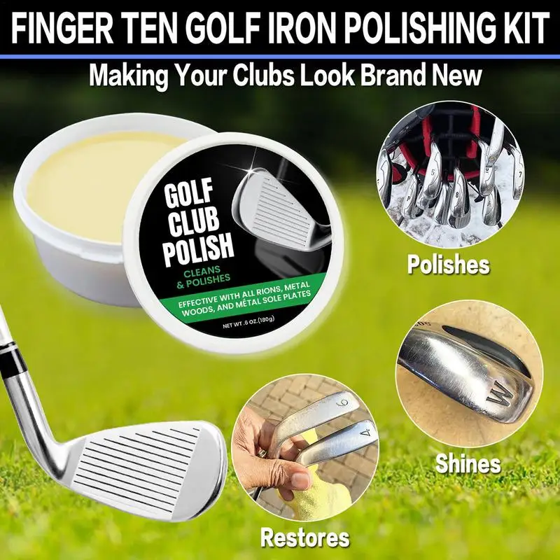 Golf Club Polishing Kit Safe Odorless Scratch Remover Multi-purpose Golf Groove Cleaner For Polishing Golf Accessories