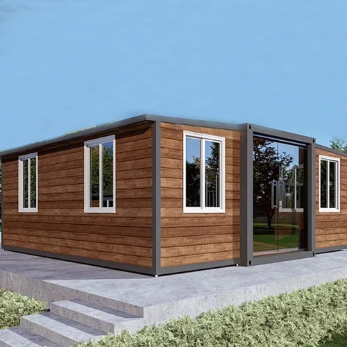 Customized 20ft 40ft Double Wing Expandable Portable Homes 2 Bedroom Container House With Factory Price Discount