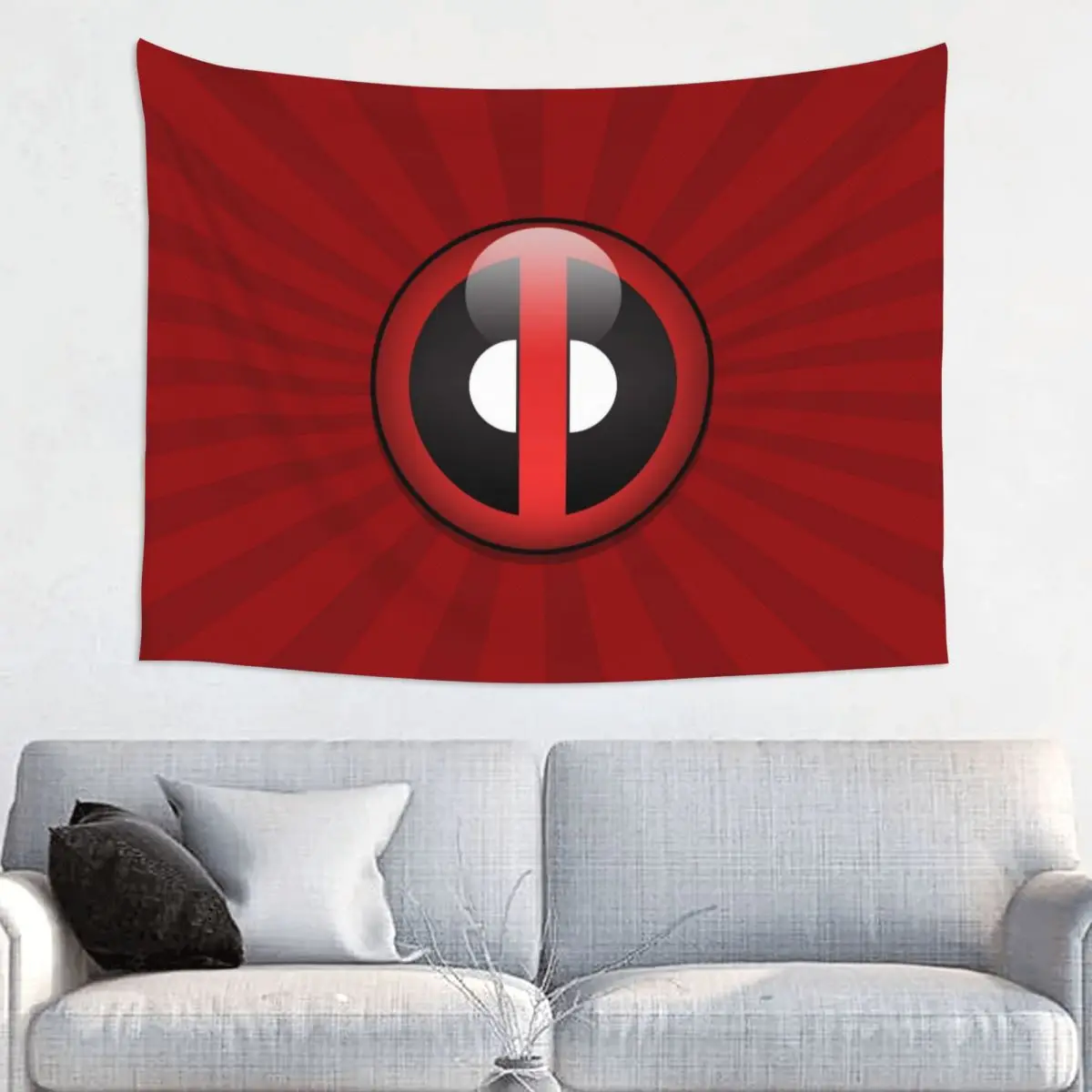 Deadpool Tapestry Wall Hanging Print Polyester Wall Tapestry Bohemian Throw Rug Blanket Room Home Decor Wall Cloth