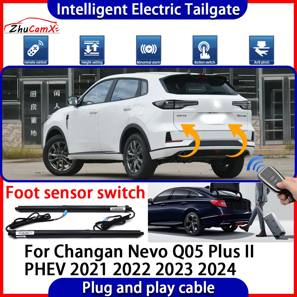 

Automatic Lifting kit Trunk Intelligent Electric Tail Gate Lift Tailgate for Changan Nevo Q05 Plus II PHEV 2021 2022 2023 2024