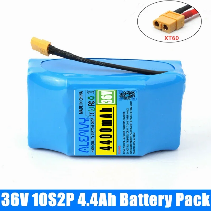 

Genuine 36V 4.4Ah 10s2p Battery Packs Rechargeable Lithium Ion Battery for Electric Self Balancing Scooter HoverBoard Unicycle