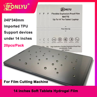 FONLYU Soft TPU Film for Tablets Laptop Hydrogel Sheets Screen Protector for F200 Cutting Machine 14 inch Flexible Sticker 20pcs