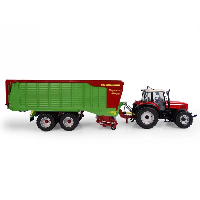 Diecast UH 1:32 Escala STRAUTMANN MAGNON 470 Feed Hay Alloy Tractor Modelo Brinquedo Colecionável Presente Lembrança Display Ornamento