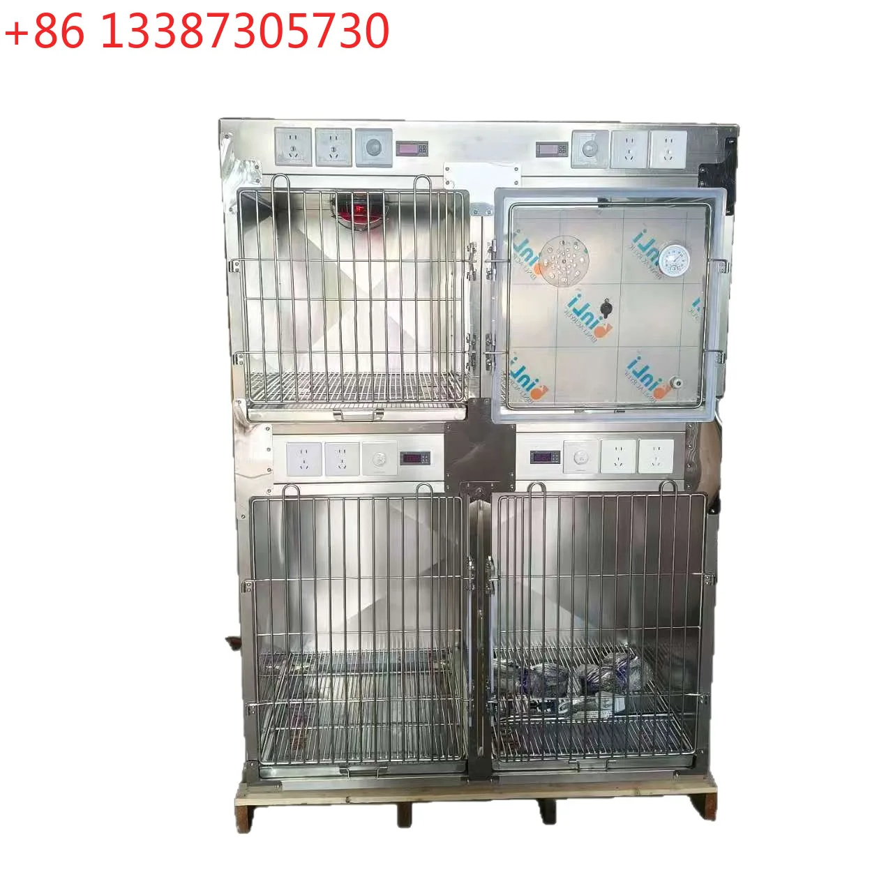 

Оборудование для больниц для домашних животных из нержавеющей стали 304, клетка для пациентов для животных, кислородный склад с постоянной температурой