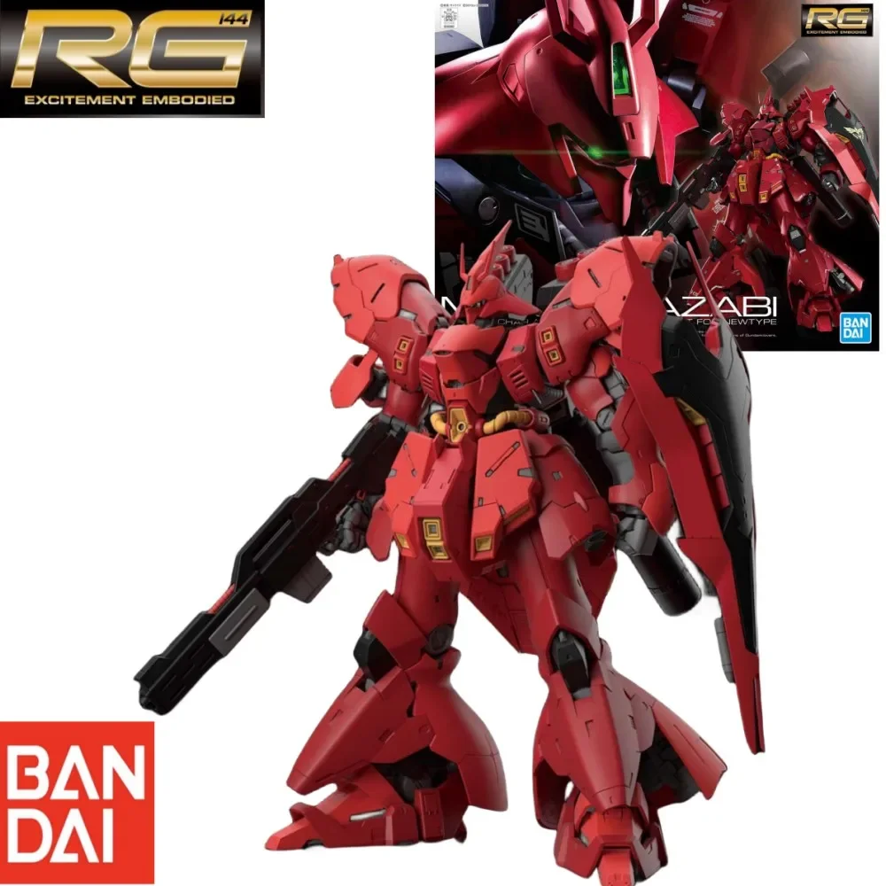 

Bandai Gundam SAZABI MSN-04 RG 1/144 атака на Титанов аниме противоатака на Модель Сборка игры фигурки героев ПВХ игрушки подарок