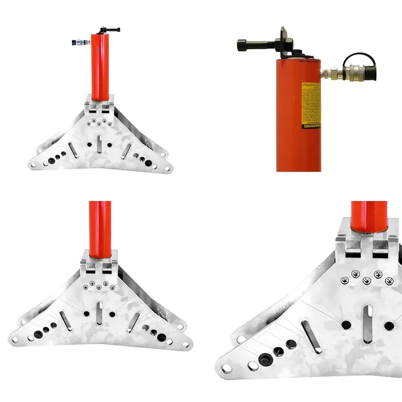 for OK-2510-PCL Aluminum Alloy Bus Pipe Bending Tool 25t 700bar 125x16mm Copper Aluminum 3 Inch Pipe 3-in-1 Hydraulic