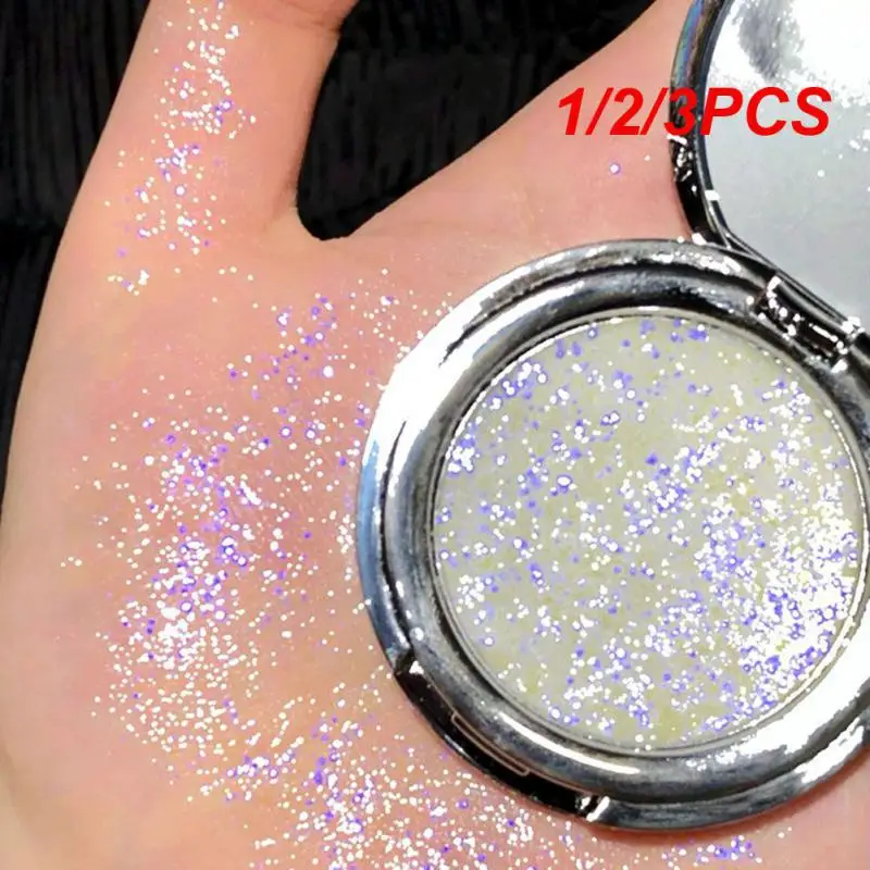 1/2/3PCS Electro-light Midnight Dazzling Glittery Eye Shadow Cosmetics In-demand Monochrome Party Radiant Party Makeup Look