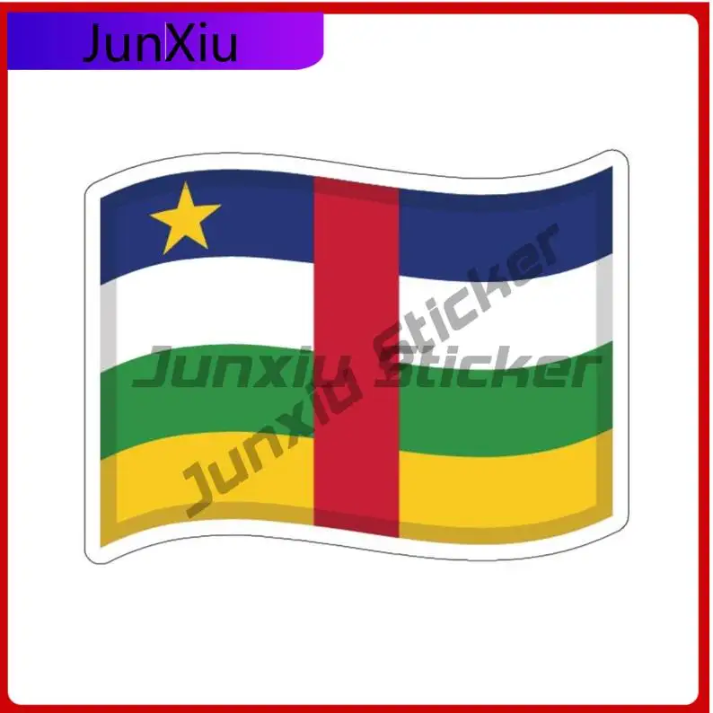 

Central African Republic Drift Flag Stickers Decorations For Car Bicycle Bumper Bodywork Windshield Guitar Laptop Phone Decals