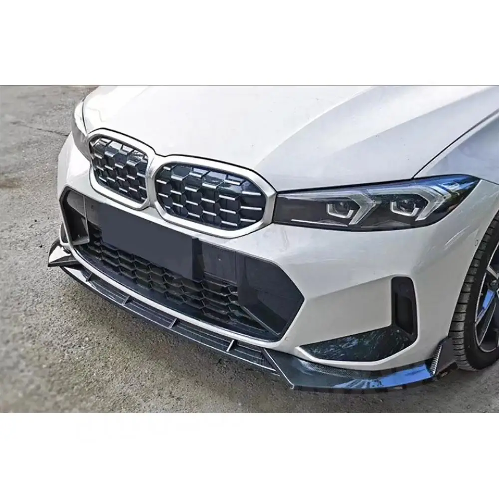 

ABS Black Front Lip Diffuser Splitters Bumper Spoiler Car Body Kit For Bmw G20 G28 M340i 2023+ Exterior Decoration