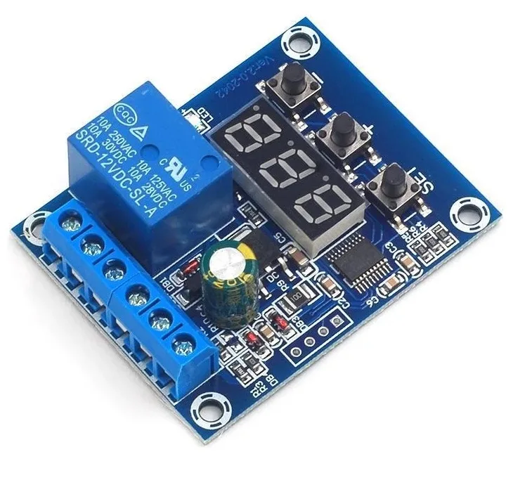 0-100V voltage detection relay, DC 12V power supply, 12A charge and discharge voltage For arduino development board