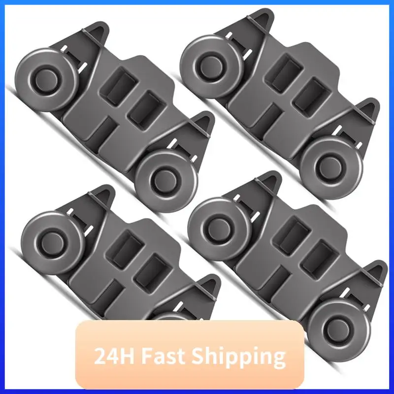 【HIGH GRADE】4PCS W10195416 Dishwasher Wheels Lower Rack For Kitchenaid Whirlpool Maytag Kenmore Dish Rack Parts Accessories