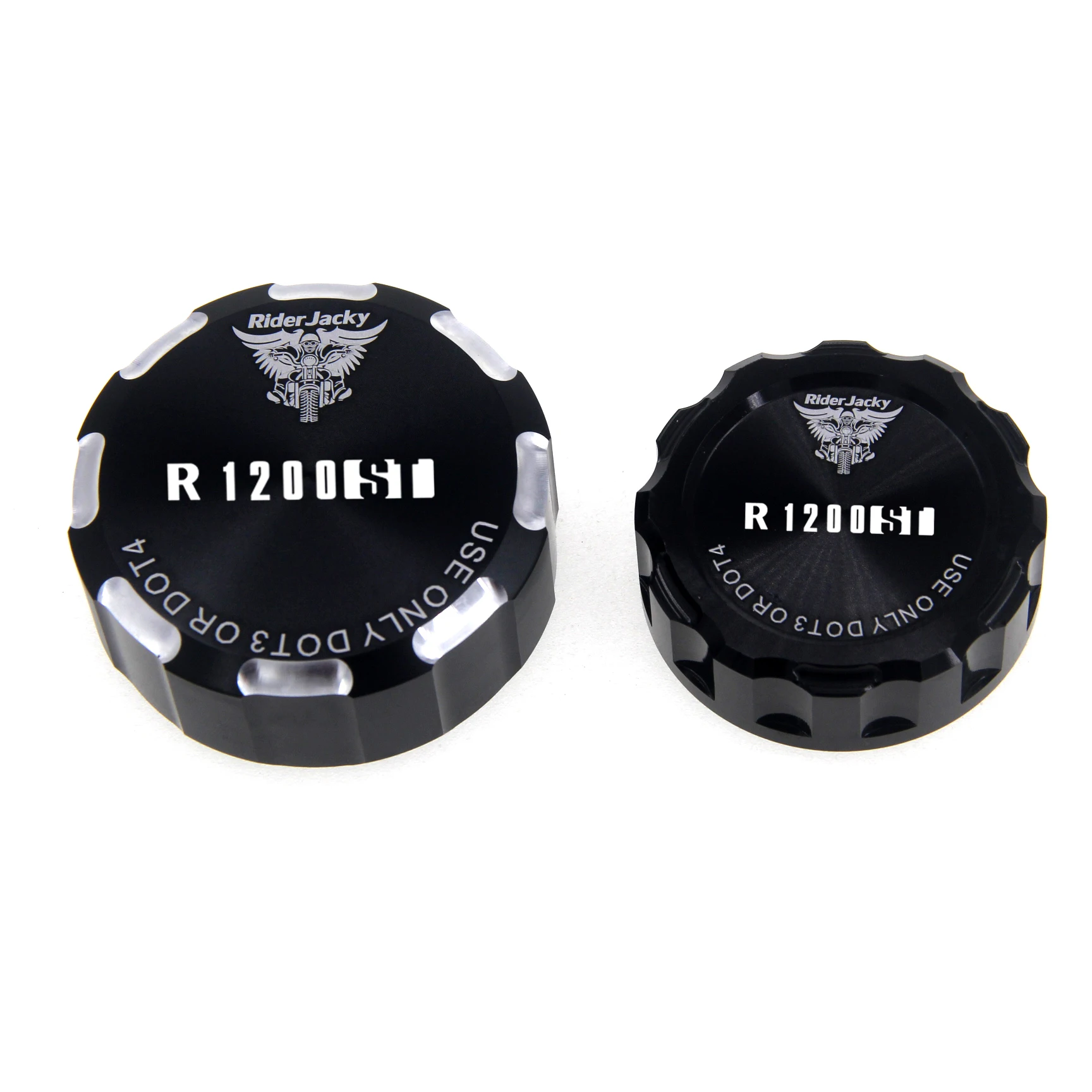 Für BMW R1200ST 2005-2006-2007 R1200 ST Zubehör Motorrad Aluminium Vorne Hinten Brems Flüssigkeit Reservoir Kappe Öl tank Abdeckung