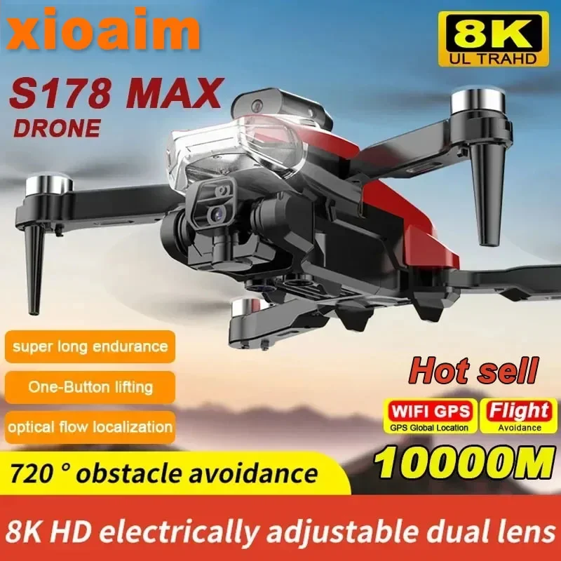 

For Xiaomi S178 L818 Aerial Photography Drone 8K HD Remote Control Development Obstacle Avoidance Aerial Photography Quadcopter