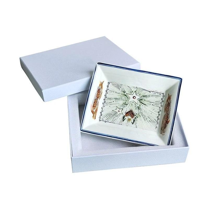 

Bone china large storage tray ashtray, personalized household exquisite gifts