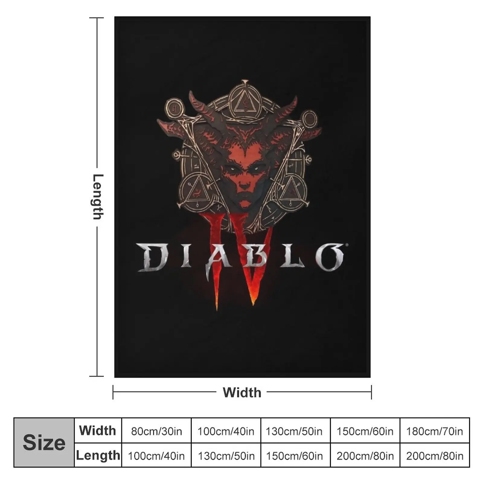 Lillith Diablo 4 IV Throw Blanket Blankets Sofas Of Decoration Hair Retros Cute Blankets