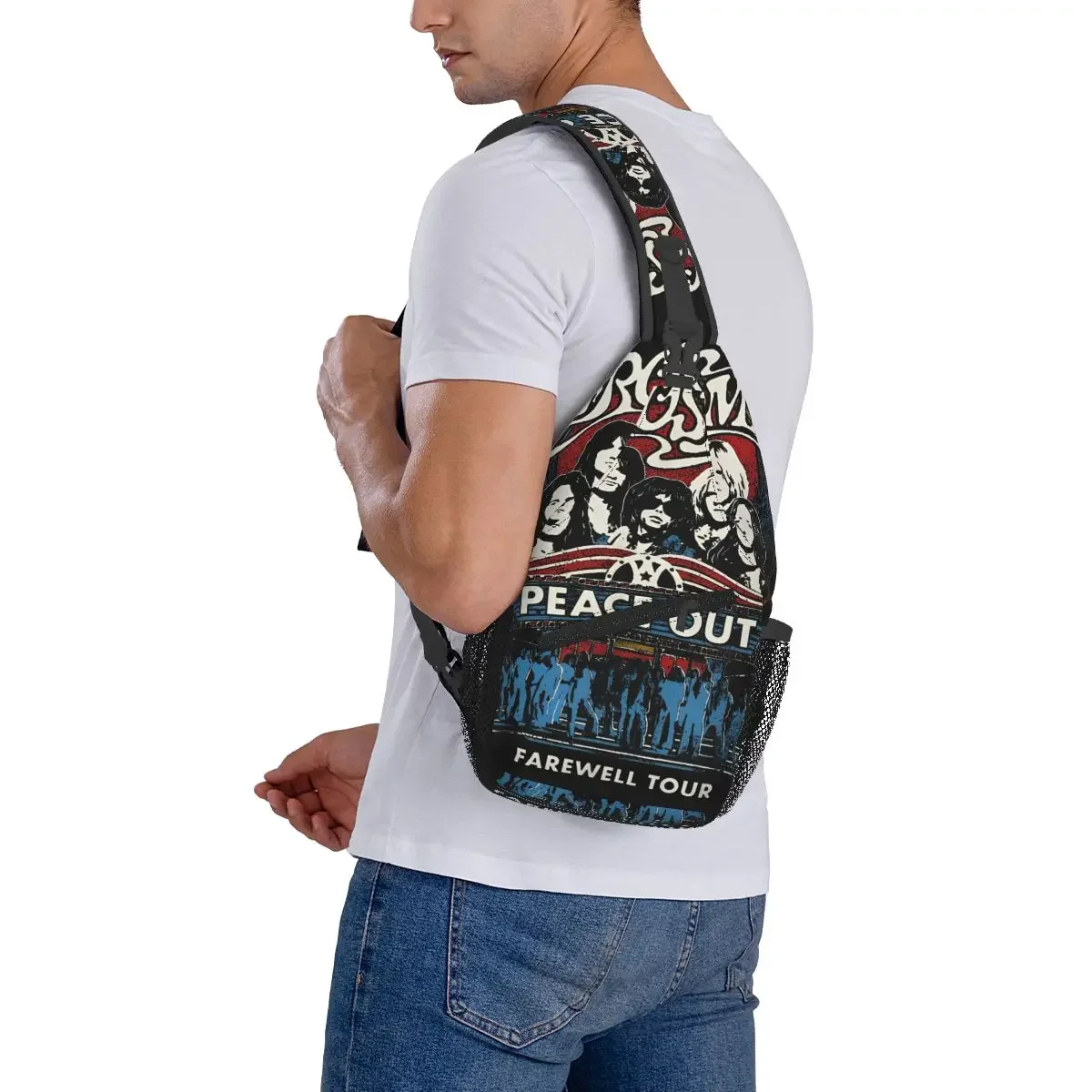 Farewell Tour Small Sling Bags Chest Crossbody Shoulder Backpack Hiking Daypacks Heavy Punk Men Women Pack