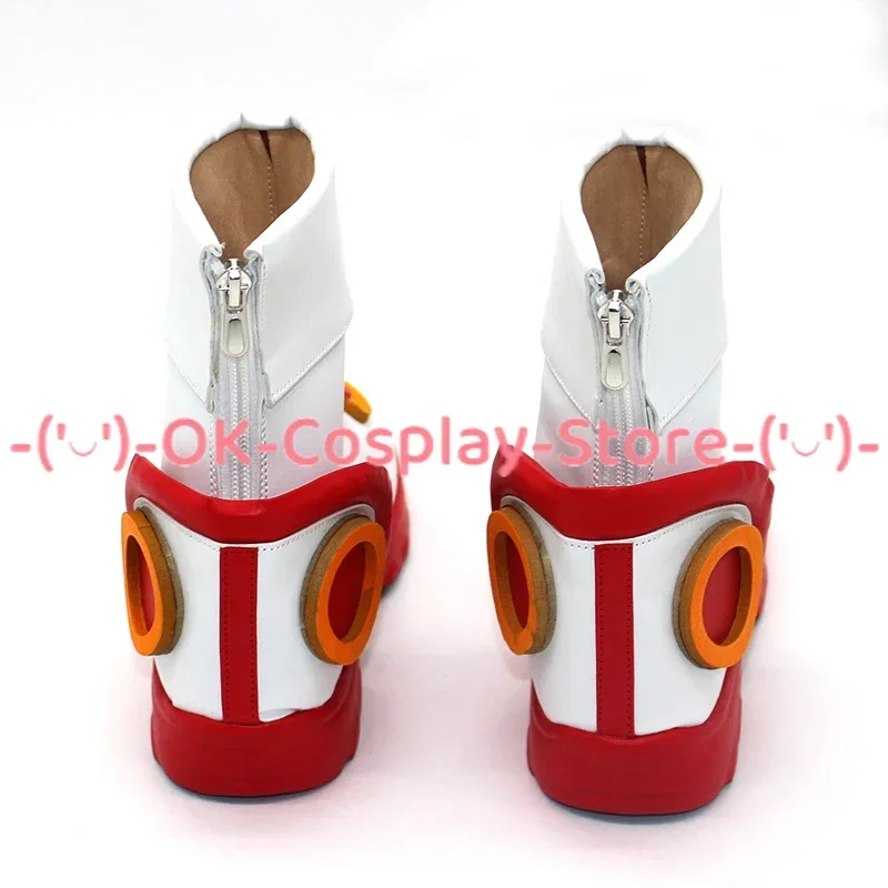 [حسب الطلب] أحذية Uta التأثيرية لعبة الرسوم المتحركة أزياء لعب الأدوار الدعامة للهالوين كرنفال عطلة حفلة بو الأحذية الجلدية