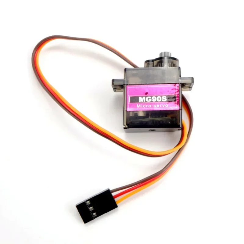 5/10 Uds MG90S 180 Metal Gear 9g Servo SG90 versión mejorada para RC helicóptero avión barco coche Trex 450 RC Robot-todo engranaje de Metal