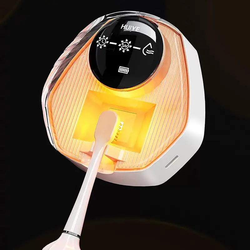 Portable Electric Toothbrush Sterilizer UV Disinfection Bathroom Toothbrush Drying Holder Travel Portable Household Sterilizing