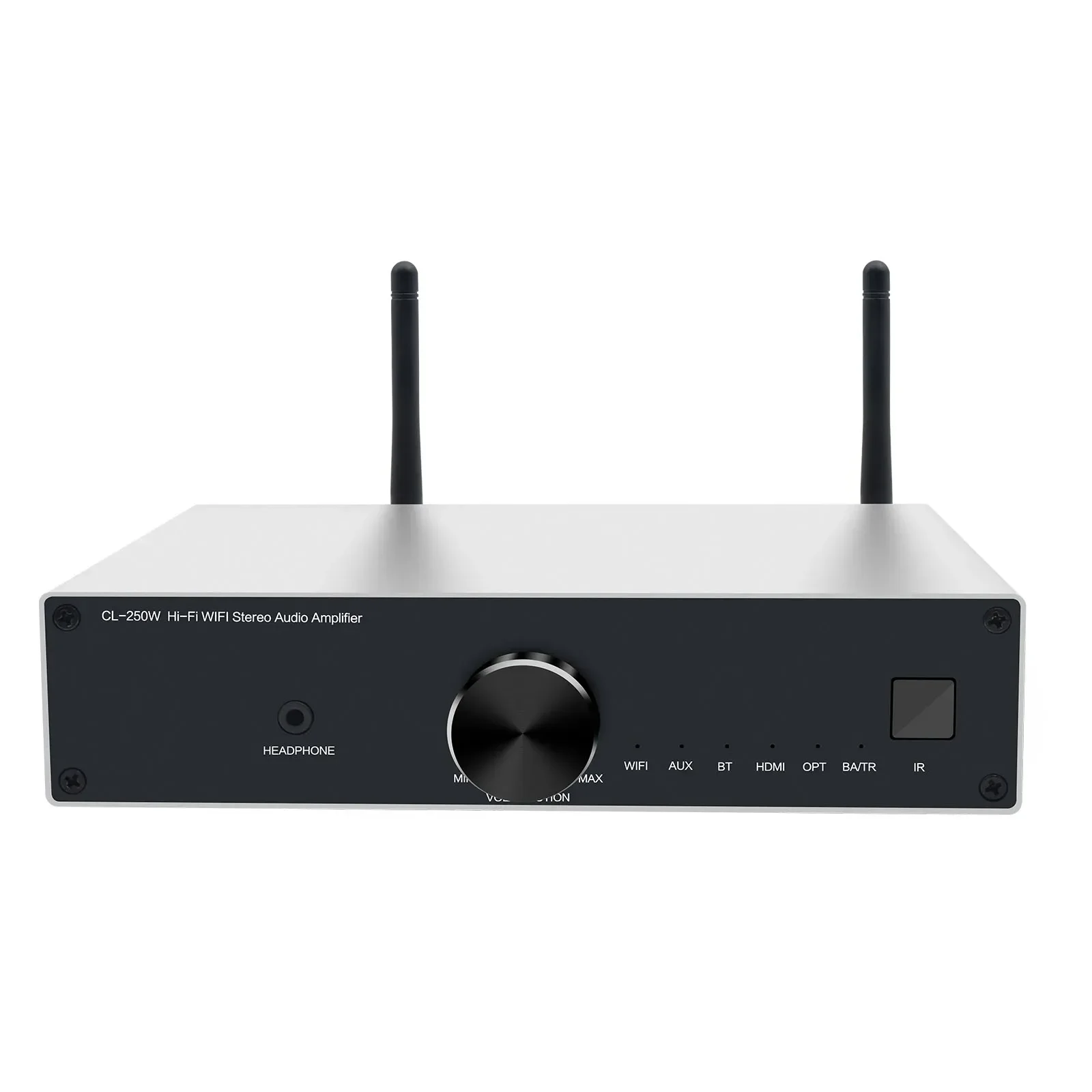 

Cloudyx HiFi Stereo WiFi Audio Amplifier Multi-zone Play BT5.0 APT-X OPTICAL AUX H-DMI LAN Airplay Power Amplifier