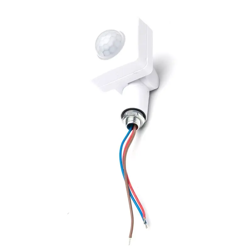 AT05-2X AC85-265V IP65 Motion Sensor Adjustable PIR Switch Ultrathin LED Light PIR Outdoor Motion Sensor Detector,10Mm White