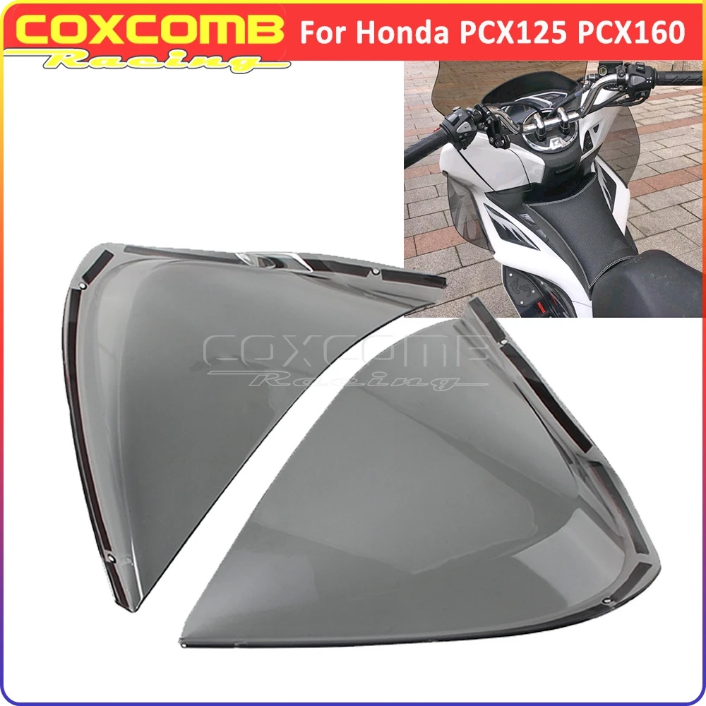 

Motorcycle Side Leg Guard Protector Wind Covers Left&Right Side Leg Guard Deflectors Windshield For Honda PCX125 PCX160 PCX 125