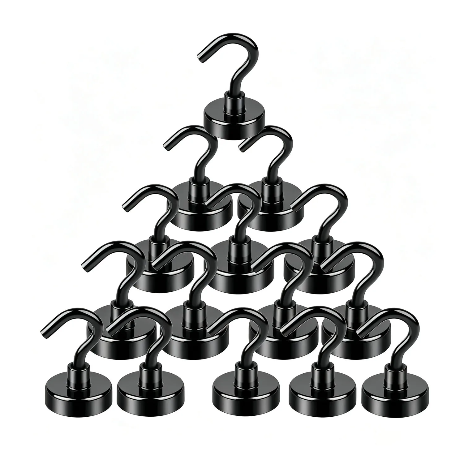 Super Strong Magnetic Hook Heavy Duty Powerful Rare Earth Neodymium Magnet with Hook For Suspension Magnetic Hook Power Cruise
