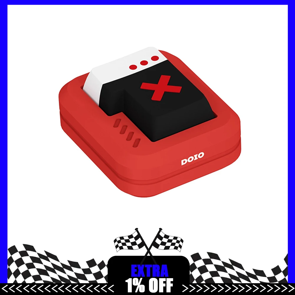 

DOIO KB01-14 Механическая клавиатура из алюминиевого сплава Проводной контроллер возврата каретки Настольный ключ питания Внешний настольный выключатель питания