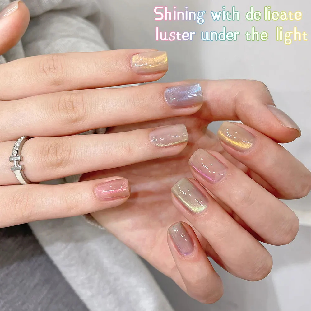 Kaniu – vernis à ongles œil de chat, Gel photothérapeutique coloré aux fruits d'été, piège à miel violet, vernis magnétique pour chat, tremper N, 12ML