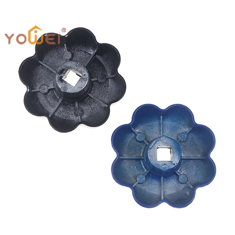Aluminum Outside Hose Bib Replacement 8MM Square Hole Round Wheel Handle Cylinder Valve Gas Valve For Industrial Stove Types