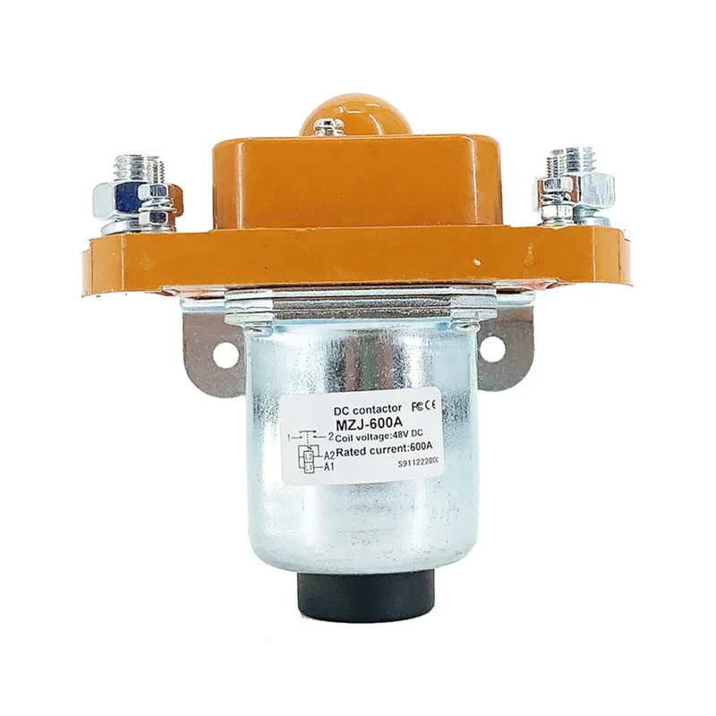 48 Volt 600A Main Contactor Solenoid for Heavy Duty EZGO Golf Cart Car MZJ-600A