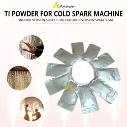 Ti Powder 200g/100g For Pyrotechnics Machine Outdoor Indoor Cold Spark Sparkler Metal Titanium Powder Fireworks Materials