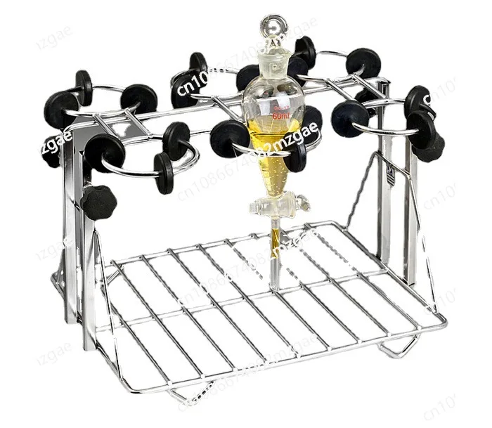 

Подъемная воронка для разделения жидкостей из нержавеющей стали, 6 отверстий, 60 мл, диаметр 70 мм, с фиксирующей подставкой