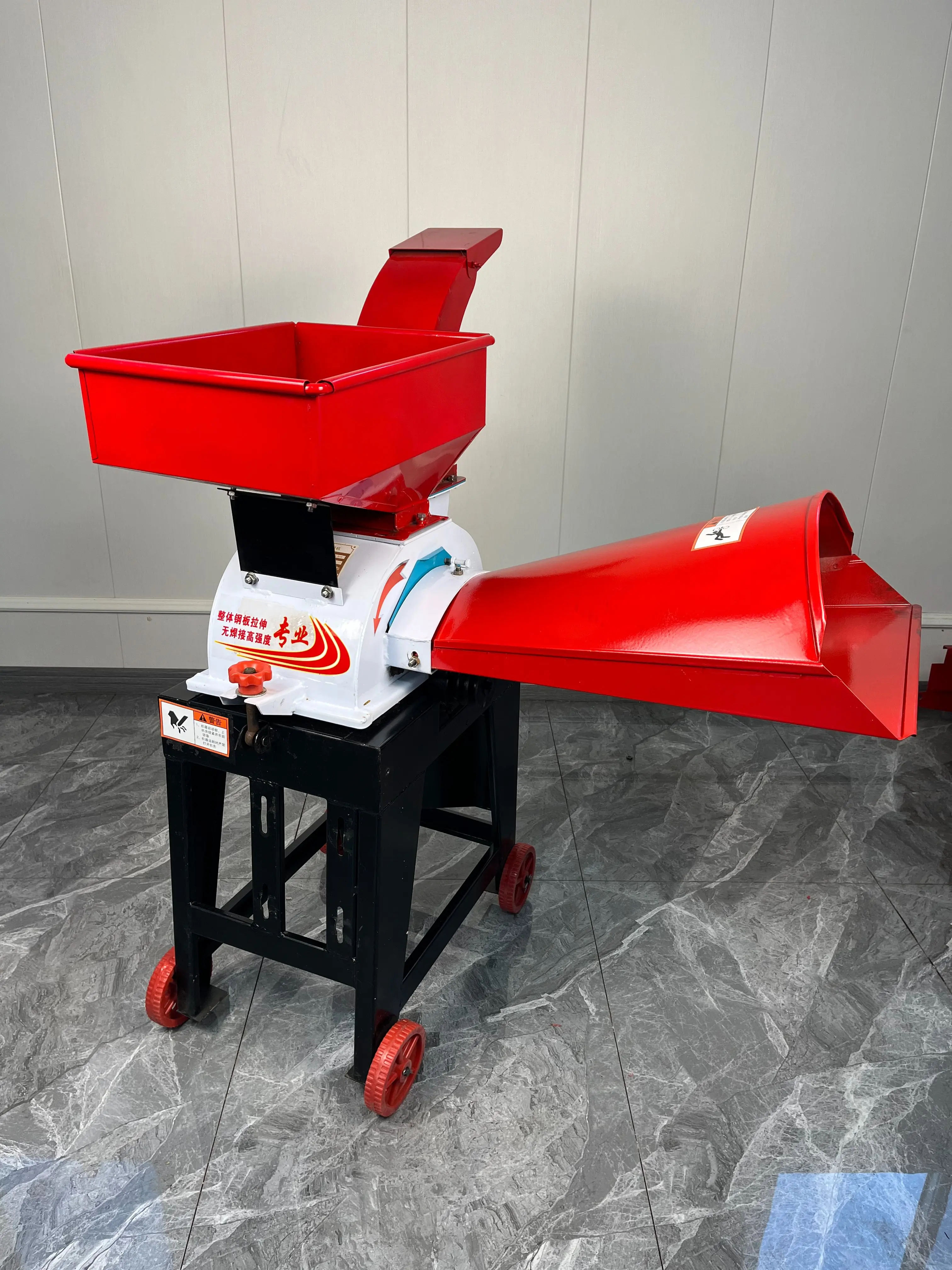 Animal Feed Hammer Mill Forage Silage Chopper Machine Grass Shredder Grain Grinder Maize Corn Flour Mill Machine Disk Mill