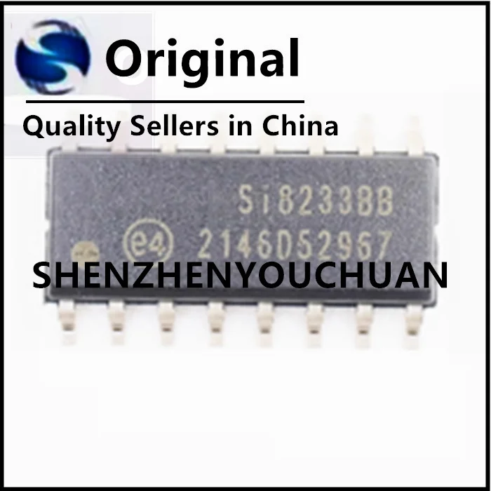 (10-100piece)SI8233BB-D-IS1R SI8233BB   SOIC-16 IC Chipset New Original