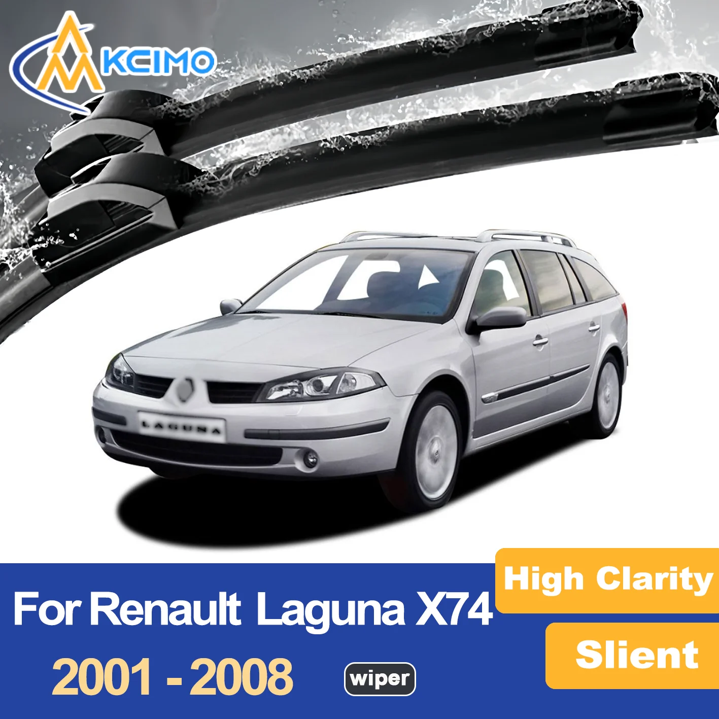 

Premium Wiper Blades for Renault Laguna X74 2001–2008 Streak Free Durable Clear Visibility