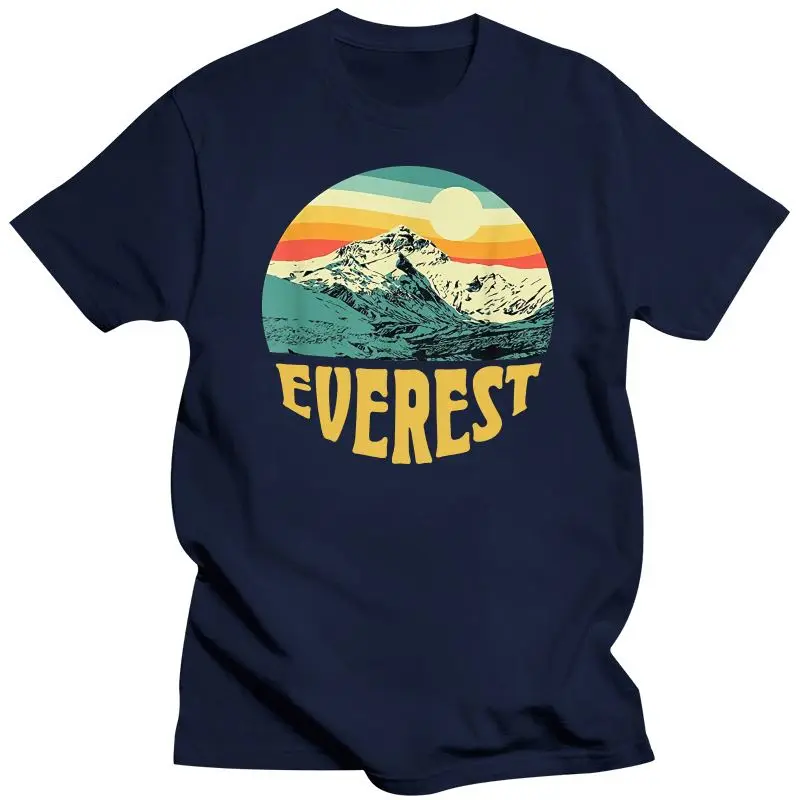 Mens Clothing Mount Everest Himalayan Landmark - Vintage 80S Graphic T-Shirt(1)