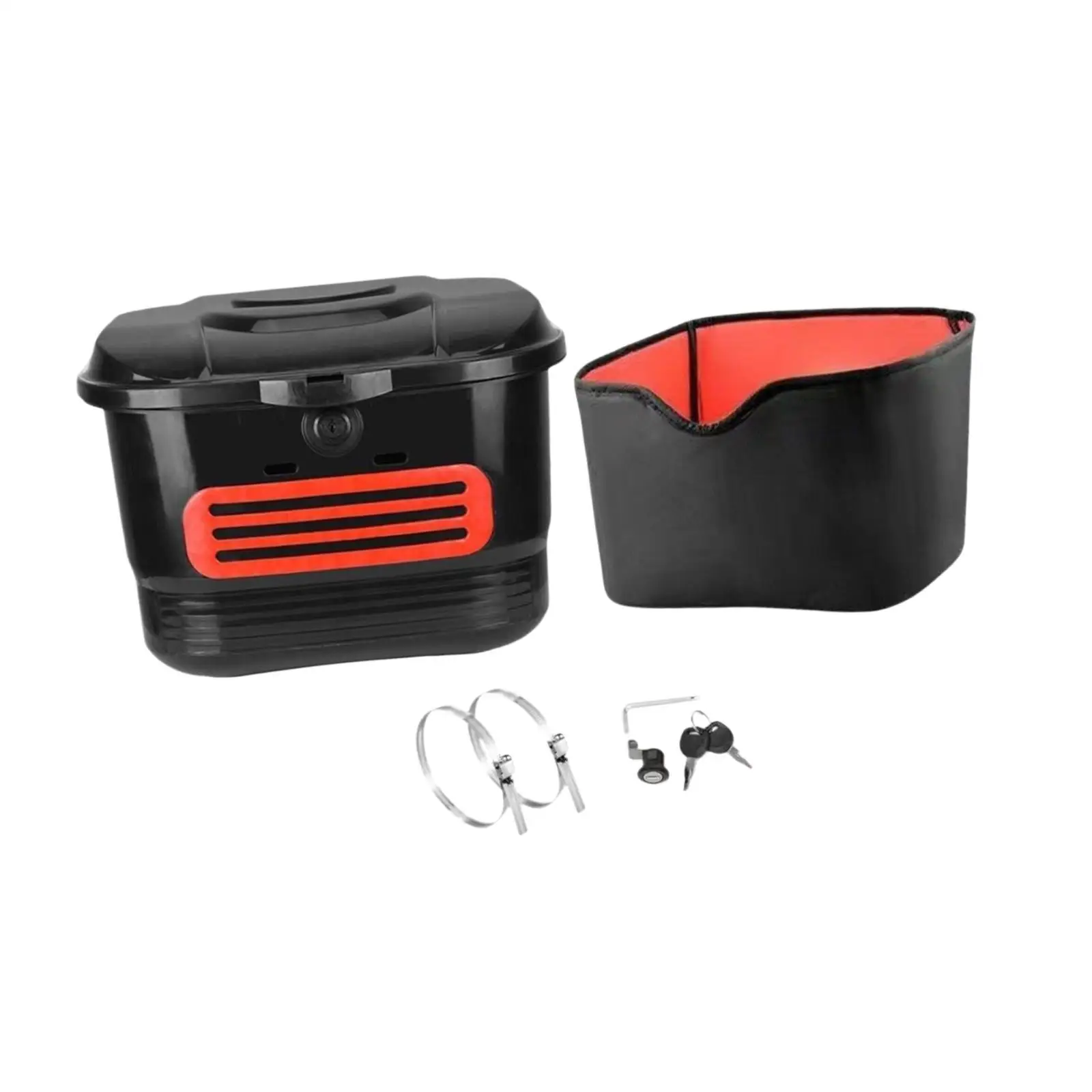 Bicycles Cargo Rack Ebikes Cycling Accessories with Lock and Key Bike Basket