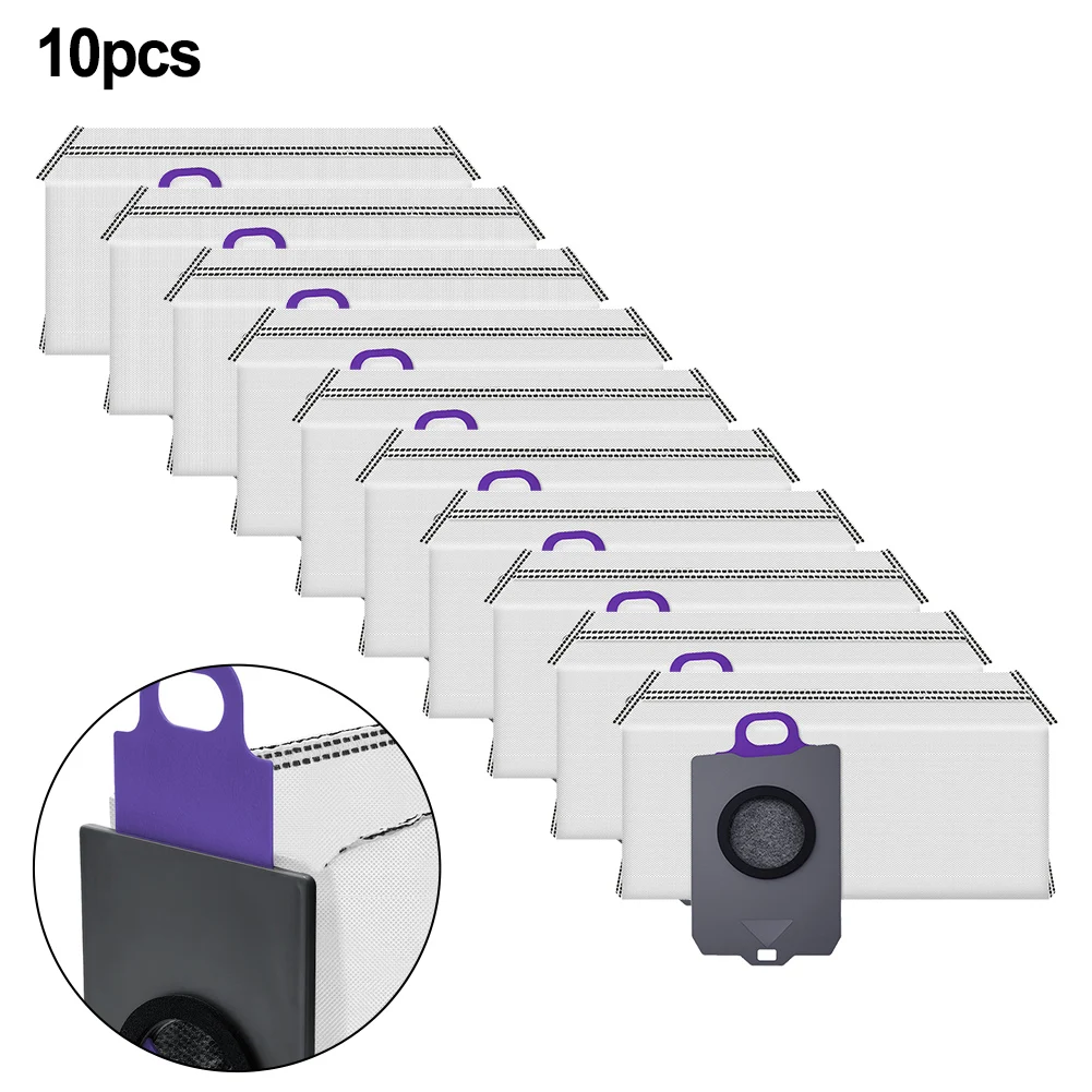 

10pcs Vacuum Cleaner Bag For NARWAL For Flow Robot Vacuum Cleaners Replacement Accessories Vacuums Cleaner Cleaning Bags