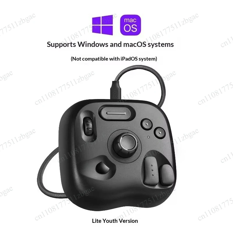 Lite Intl.Ver Wired & Wireless Custom Keypad Bluetooth 5.0 Macro Pad 329g for Image Video Digital Editing