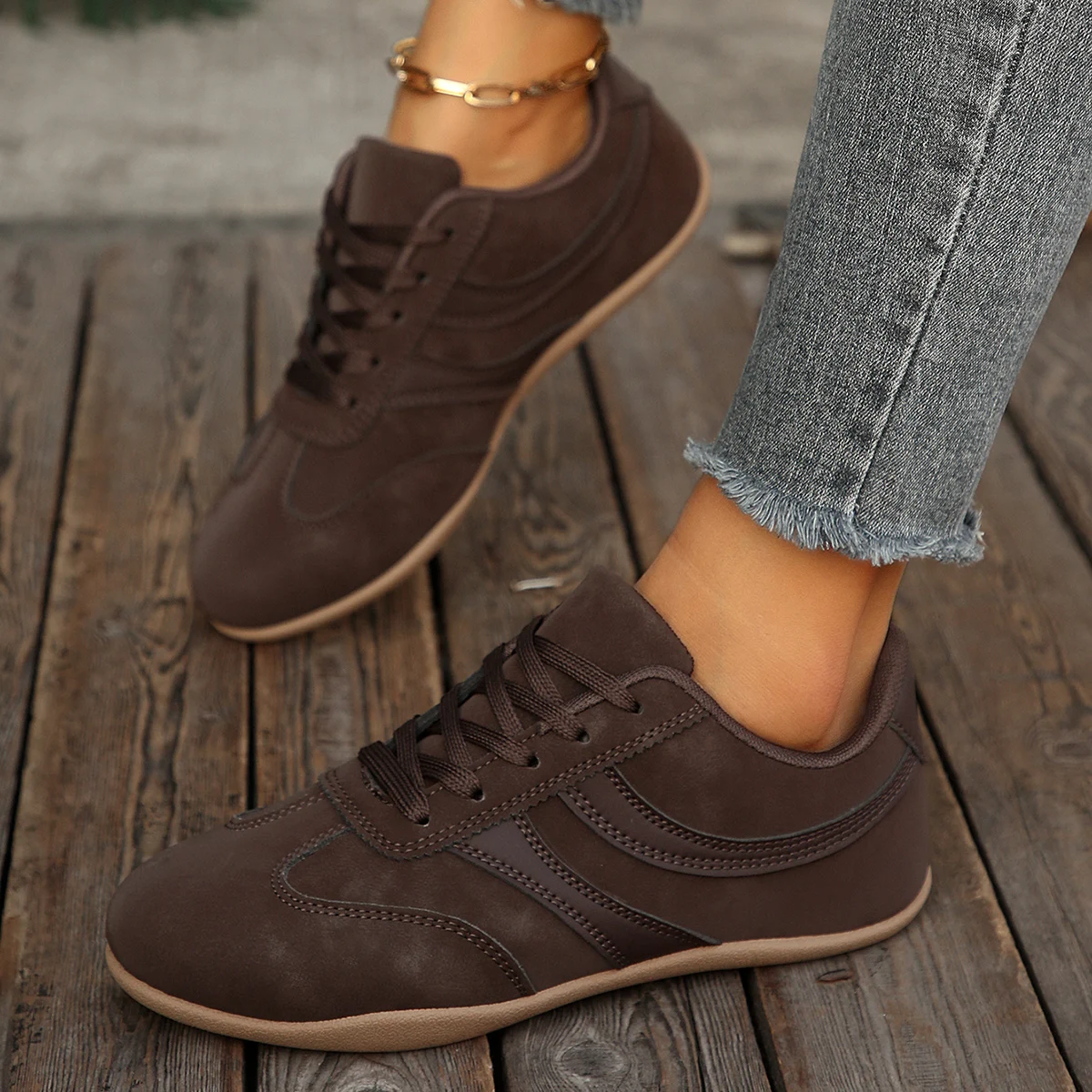 Spring and Autumn Elegant Casual Simple and Lightweight Running Sports Shoes Fashionable Best Selling Size 43 Women's Shoes