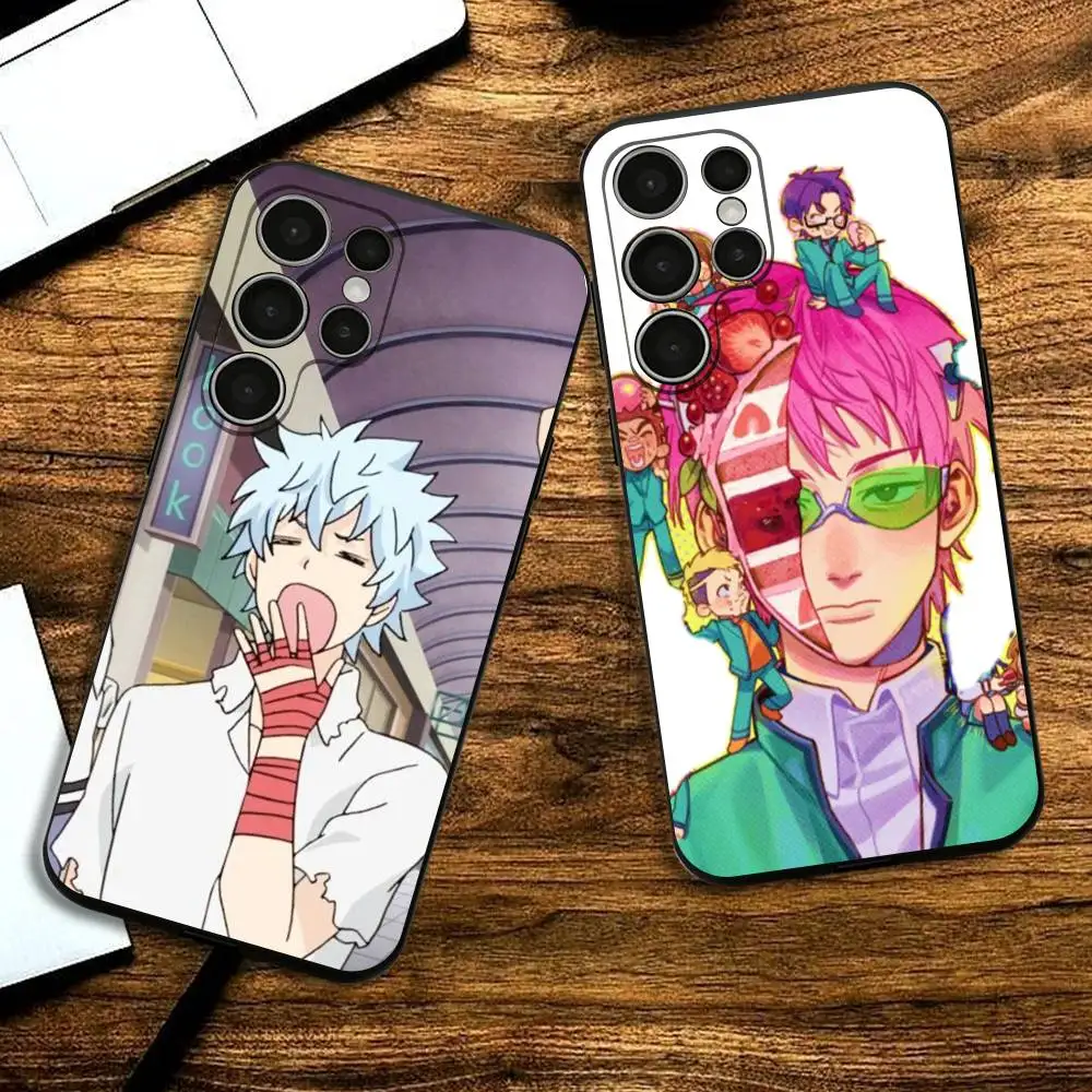 

Funny The D-Disastrous Life of Saiki K Phone Silicone Case For Samsung S24,22,20,23,21,20 Ultra Plus Lite Print Silicone Cover