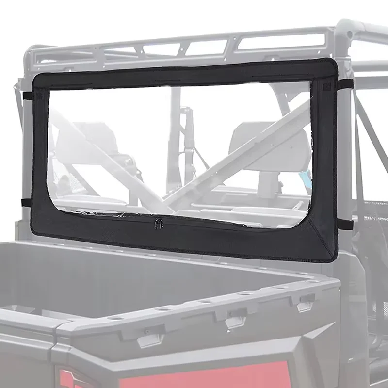 

Soft Mesh Shade Net UTV Rear Window PVC Waterproof Instant Rear Windshield Compatible with Polaris Ranger 500 700 2002-2008