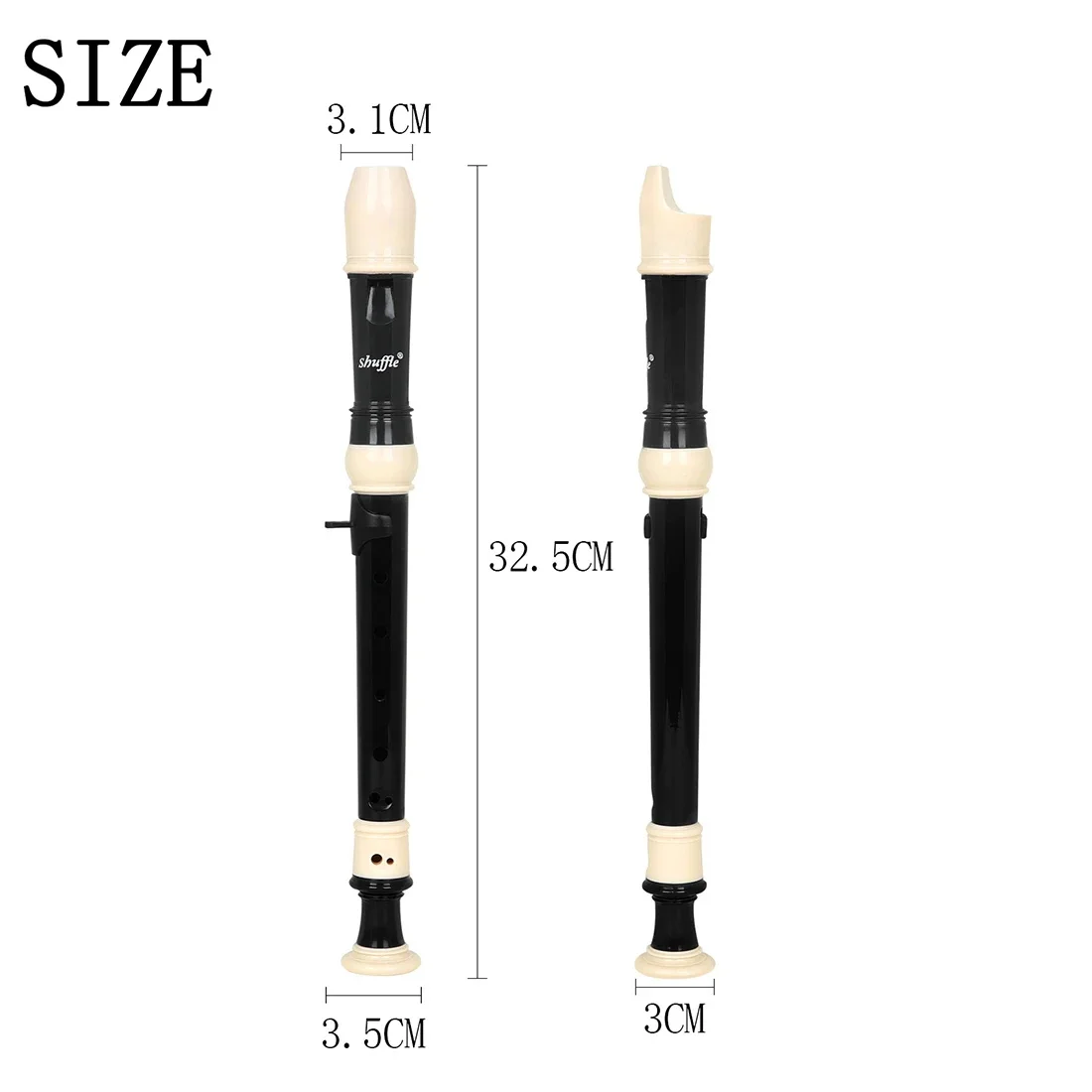 خلط 8 ثقوب الصينية العمودي الناي الكلارينيت ABS مسجل المبتدئين الاطفال آلة موسيقية الهدايا مع عصا تنظيف/القماش #5