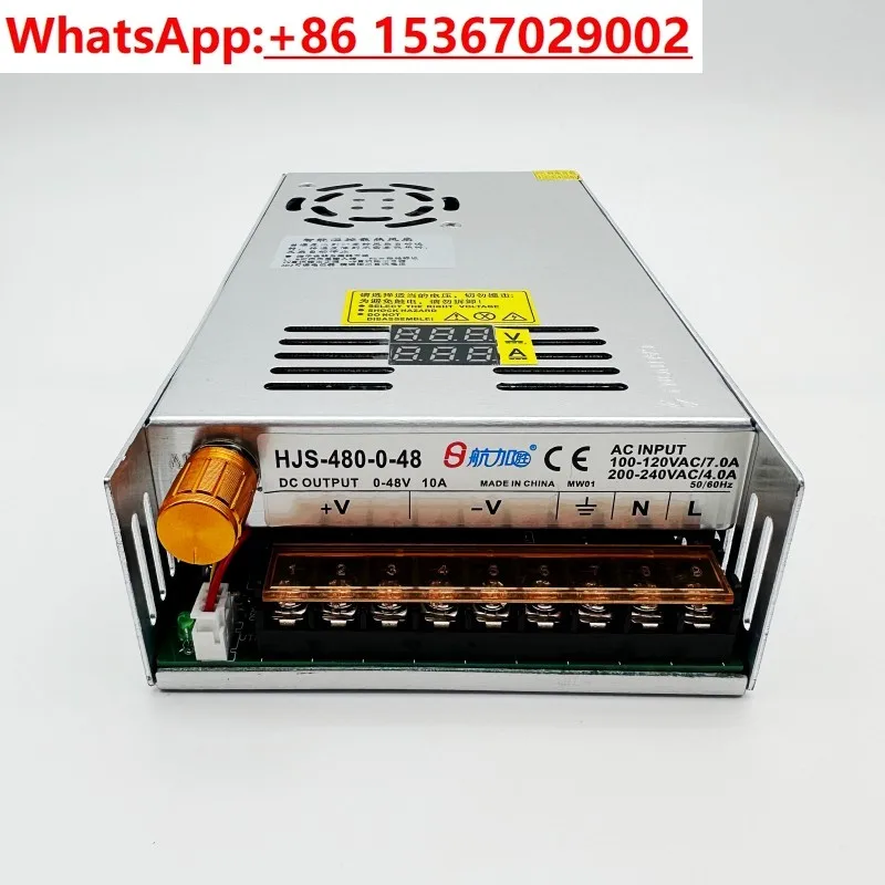 Dual Digital Display Adjustable DC 480W Switching Power Supply 0  5 12   24  36  48   60  80 120 - 160 - 220V