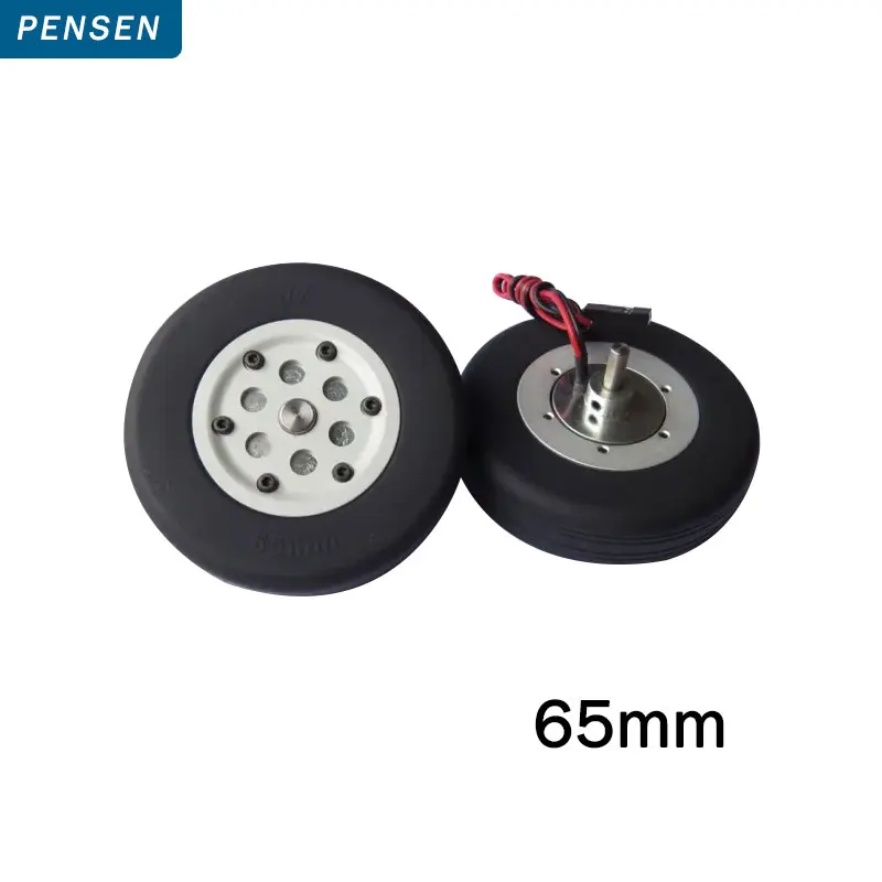 JP Hobby Electric Brake with 2 Wheels and Controller (4mm axle) Model Pneumatic Tire 45mm 50-55-60mm 65mm Model Airplane Parts